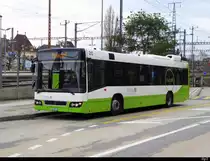 TransN / Neuenburg - Volvo 7700  Nr.212  NE  89212 bei der Haltestelle Gare Nord beim Bahnhof Neuenburg am 02.03.2019