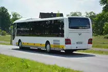 Am 04.06.2016 fährt TF-VG 233 für die ILA 2016 auf der Shuttle Linie  S . Aufgenommen wurde ein MAN Lion's Regio der VTF.