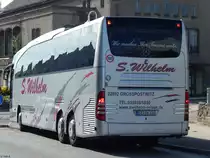 Mercedes Travego von S. Wilhelm Reisen aus Deutschland in Sassnitz am 02.09.2017