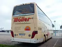 Setra 415 HDH von Möllers Reisedienst aus Deutschland im Stadthafen Sassnitz am 02.09.2017