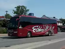 Volvo 9900 von Echle aus Deutschland in Glowe am 02.08.2015