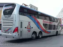 Neoplan Skyliner von Benninghoff aus Deutschland in Stralsund am 22.07.2015