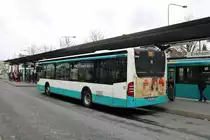 Stadtverkehr Maintal Mercedes Benz Citaro 1 Facelift Wagen 223 am 09.03.19 in Frankfurt am Main Enkheim