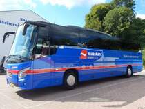 VDL Futura von Maaskant Reizen aus den Niederlanden im Stadthafen Sassnitz am 02.09.2015