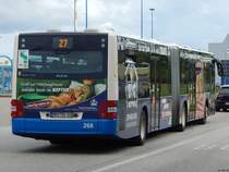 MAN Lion's City der Rostocker Straßenbahn AG in Rostock am 07.09.2017