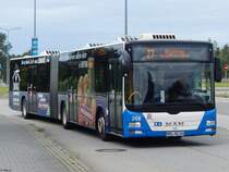 MAN Lion's City der Rostocker Straßenbahn AG in Rostock am 07.09.2017