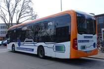 NEUHEIT: 1. Mercedes eCitaro in Baden-Württember  rnv , Heidelberg März 2019