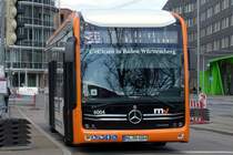 NEUHEIT: 1. Mercedes eCitaro in Baden-Württember  rnv , Heidelberg März 2019