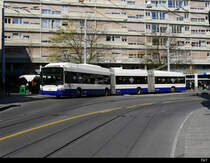 tpg - Hess Trolleybus Nr.784 unterwegs auf der Linie 10 in der Stadt Genf am 06.04.2019
