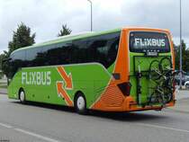 Setra 516 HD von Flixbus/Prima Klima Reisen aus Deutschland in Rostock am 07.09.2017