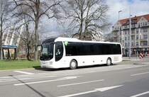 Bus Chemnitz: MAN Lion's Regio der RVE (Regionalverkehr Erzgebirge GmbH), aufgenommen im März 2019 am Omnibusbahnhof in Chemnitz.