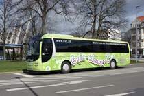 Bus Chemnitz: MAN Lion's Regio der RVE (Regionalverkehr Erzgebirge GmbH), aufgenommen im März 2019 am Omnibusbahnhof in Chemnitz.