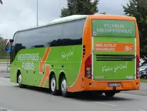 Volvo 9700 von Flixbus/Höner Touristik aus Deutschland in Rostock am 07.09.2017