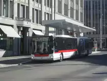 St.Gallerbus Nr. 283 (MAN A23 Lion's City GL) am 17.2.2019 beim Bhf. St.Gallen