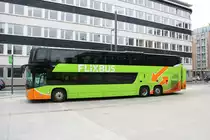 VDL Futura Doppeldecker am neuen Busbahnhof in Frankfurt am Main am Hauptbahnhof Südseite am 13.04.19