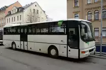 Bus Erzgebirge: MAN ÜL (ASZ-BV 36) der RVE (Regionalverkehr Erzgebirge GmbH), aufgenommen im März 2019 am Busbahnhof von Annaberg-Buchholz (Erzgebirgskreis).