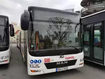 Friedrich Müller Omnibus (FMO) ~ Leihwagen für Klingel Reisen ~ MAN Lions City G ~ April 2019 Ditzingen Bahnhof 