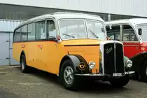 Oldtimer Saurer  PTT , 2. Europäisches Oldtimerbustreffen Wissembourg/Elsass 27.04.2019 