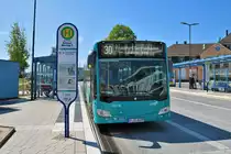 ICB Mercedes Benz Citaro 2 G Wagen 439 am 30.04.19 in Bad Vilbel Bhf auf der Linie 30