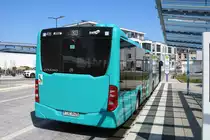 ICB Mercedes Benz Citaro 2 G Wagen 435 am 30.04.19 in Bad Vilbel Bhf auf der Linie 30