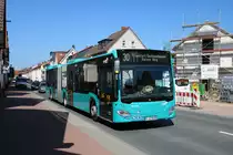 ICB Mercedes Benz Citaro 2 G Wagen 435 am 30.04.19 in Bad Vilbel Bhf auf der Linie 30