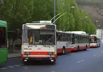 Linie 51 nach MIROVA, abfahrend in Usti nad Labem. 26.04.2019 17:29 Uhr.