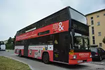 Am 24.06.2017 fährt B-C 3576 (MAN SD 202 / D87) auf der Linie 181 (Sonderfahrt).