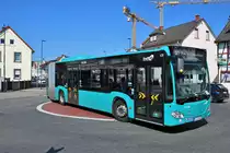 ICB Mercedes Benz Citaro 2 G Wagen 438 am 30.04.19 in Bad Vilbel Bhf auf der Linie 30