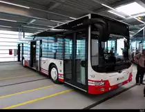 asm Oberaargau - MAN Lion`s City Nr.63  BE 858863 in der neuen Werkstätte/Abstellhalle der asm in Herzogenbuchsee anlässlich der Tag der offen Tore am 04.05.2019