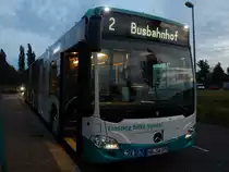 Mercedes Citaro III der Neubrandenburger Verkehrsbetriebe in Neubrandenburg am 15.09.2017