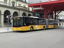 Postauto/PU Motrag Nr. 360 (MAN A23 Lion's City G) am 29.4.2019 in Winterthur, Hauptbahnhof. 