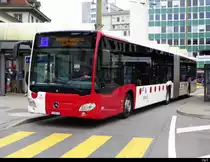 tpf - Mercedes Citaro Nr.556 FR 300412 bei den Bushaltestellen vor dem Bahnhof in Freiburg am 18.05.2019
