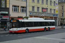 Am 24.09.2017 wurde dieser Solaris Trollino  Nr 418  in Ústí nad Labem gesehen.