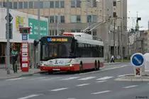 Am 24.09.2017 wurde dieser Solaris Trollino  Nr 416  in Ústí nad Labem gesehen.