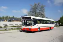 Bus Rodewisch / Bus Vogtland: Mercedes-Benz O 405 (V-KV 464) der Göltzschtal-Verkehr GmbH Rodewisch (GVG), aufgenommen im April 2019 am Busbahnhof von Rodewisch.