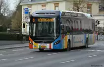 Am 03.02.2019 fährt MZ 8495 auf der Linie 9 durch Luxemburg Stadt. Aufgenommen wurde ein Volvo 7900.