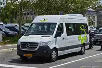 SL 2444, Mercedes Benz Sprinter von Sales Lentz, unterwegs in der Stadt Luxemburg. 29.05.2019