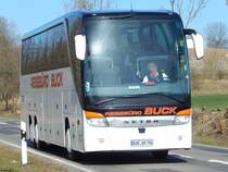 Setra 415 HDH von Reisebüro Buck aus Deutschland in Mukran am 09.04.2016