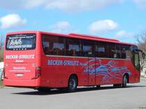 Setra 416 GT-HD von Becker-Strelitz Reisen aus Deutschland in Lietzow am 17.04.2016