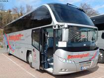 Neoplan Cityliner von Benninghoff aus Deutschland im Stadthafen Sassnitz am 12.04.2016