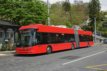 Hess Trolleybus 32, auf der Linie 12, bedient die Haltestelle beim Bärenpark. Die Aufnahme stammt vom 24.04.2019.