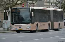 Am 03.02.2018 fuhr EW 4407 durch Luxemburg. Aufgenommen wurde ein Mercedes Benz Citaro G der zweiten Generation.