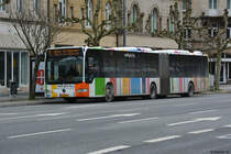 Am 03.02.2018 fuhr KJ 6270 durch Luxemburg. Aufgenommen wurde ein Mercedes Benz Citaro G Facelift.
