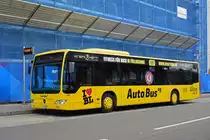 Mercedes Citaro 67 der AAGL, auf der Linie 81, wartet an der Endstation am Aeschenplatz. Die Aufnahme stammt vom 09.06.2019.