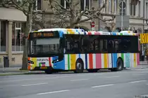 Am 03.02.2018 fuhr VS 1202 durch Luxemburg. Aufgenommen wurde ein VDL Citea.