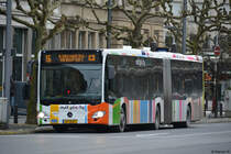 Am 03.02.2018 fuhr VF 5647 durch Luxemburg. Aufgenommen wurde ein Mercedes Benz Citaro G der zweiten Generation.