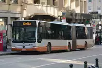 Am 05.02.2018 wurde dieser Mercedes Benz Citaro G Facelift mit dem Kennzeichen YVK-025 in Brüssel gesehen.
