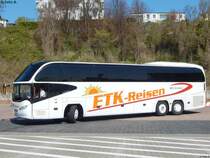 Neoplan Cityliner von ETK-Reisen aus Deutschland im Stadthafen Sassnitz am 02.05.2016