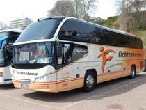 Neoplan Cityliner von Fichtenkamm aus Deutschland im Stadthafen Sassnitz am 29.04.2016