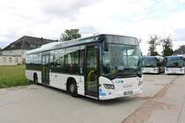 BRH ViaBus Scania Citywide am 15.06.19 in Erlensee auf dem ehemaligen Fliegerhorst der US Army. Dort stehen viele Busse von RackTours und BRHVias Bus. Ich durfte durch Nachfrage eines Mitarbeiters Fotos machen